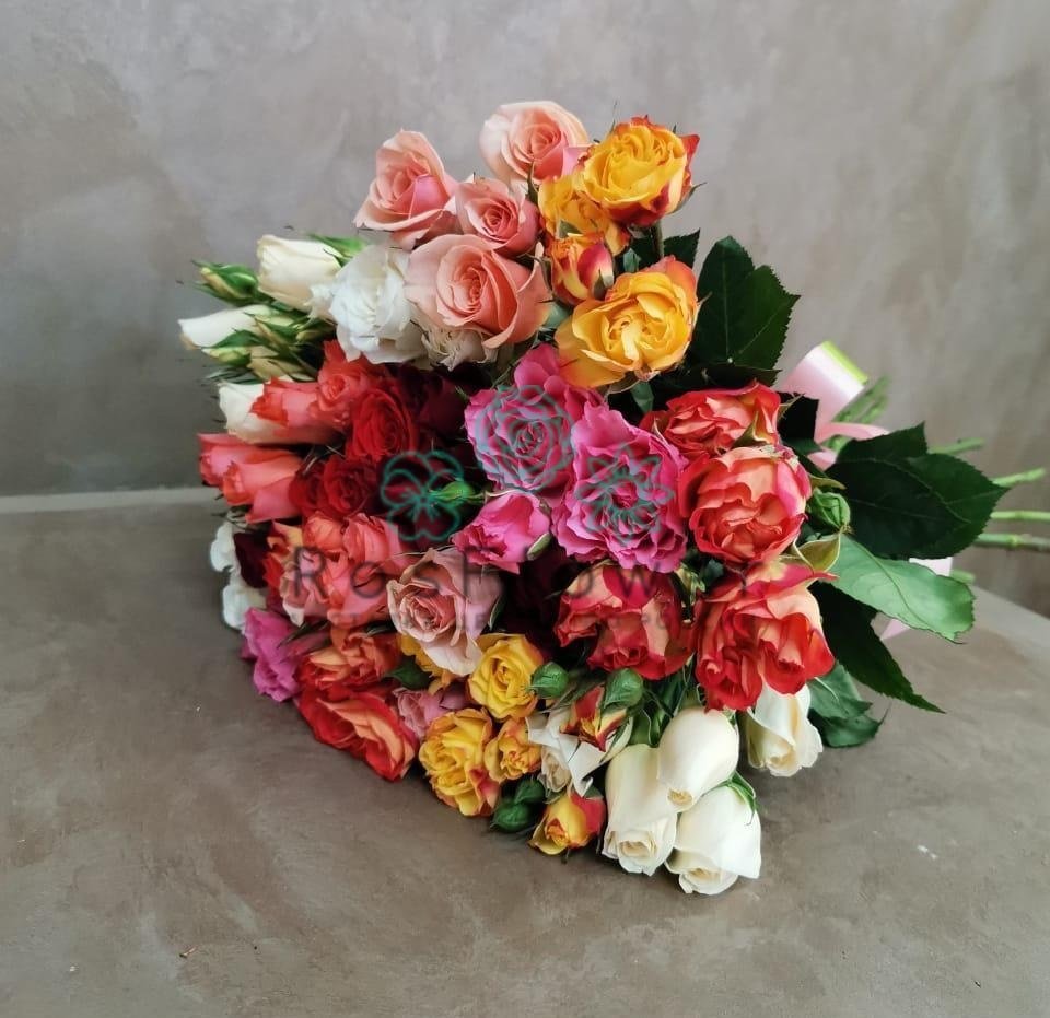 Букет цветов из: Розы в Геймановской