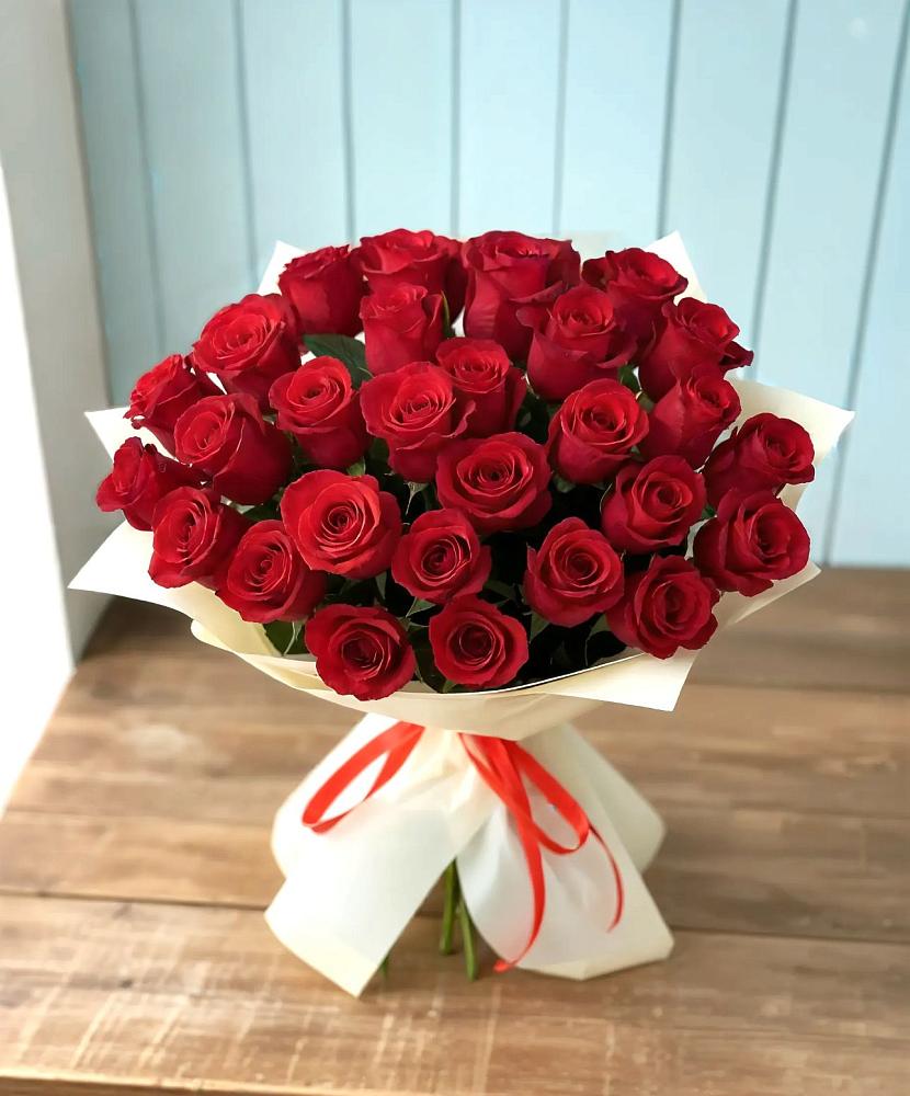 Букет 29 Красных роз в Геймановской