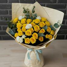 Букет цветов из:  Розы в Геймановской