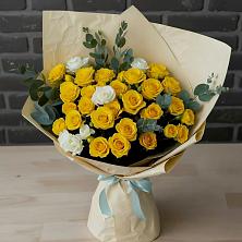 Букет цветов из:  Розы в Геймановской