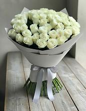 Букет 35 Белых роз в Геймановской