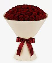 Букет 101 Бордовая роза Блэк Бакарра в Геймановской