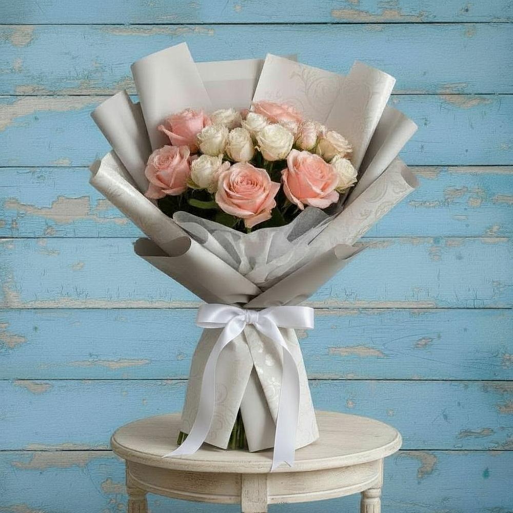 Букет цветов из: Розы в Геймановской