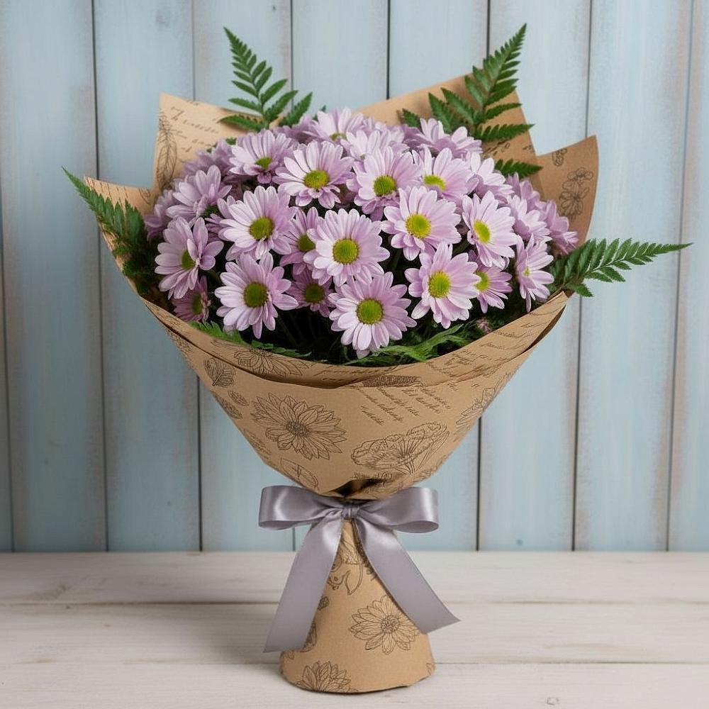 Букет цветов из: Хризантемы в Геймановской