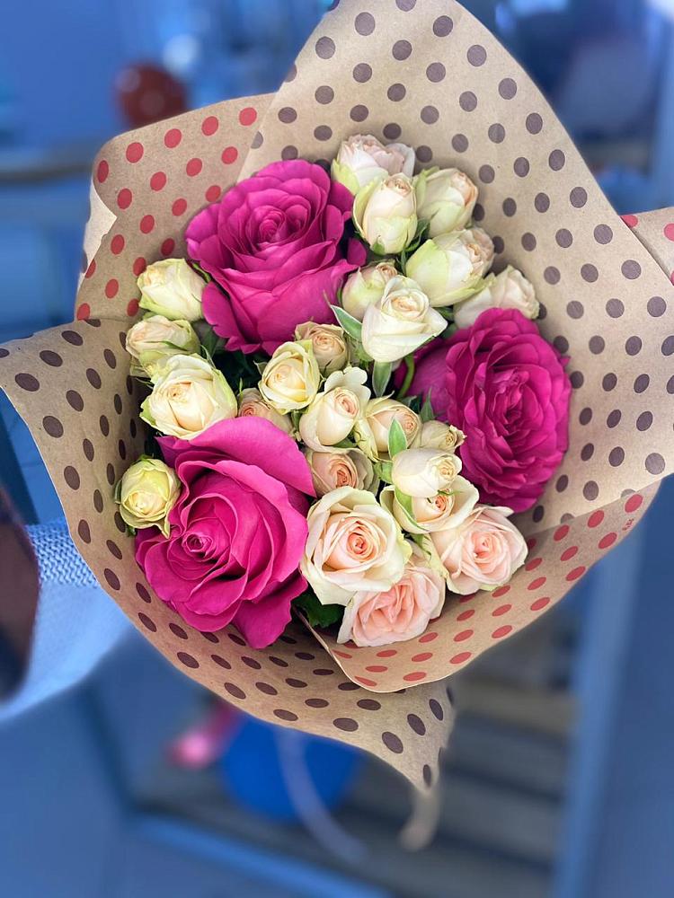 Букет цветов из: Розы в Геймановской