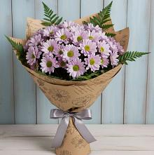 Букет цветов из:  Хризантемы #REPLACE_PRED# Геймановской