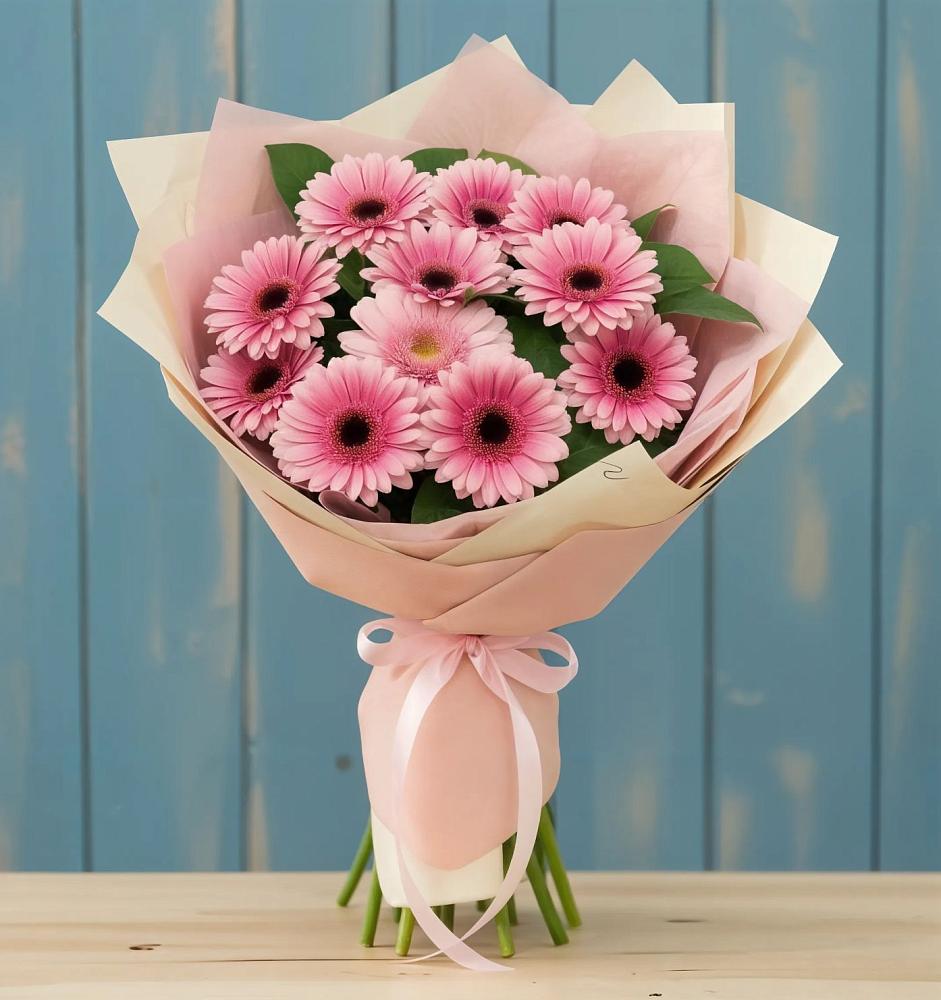 Букет цветов из: Герберы в Геймановской