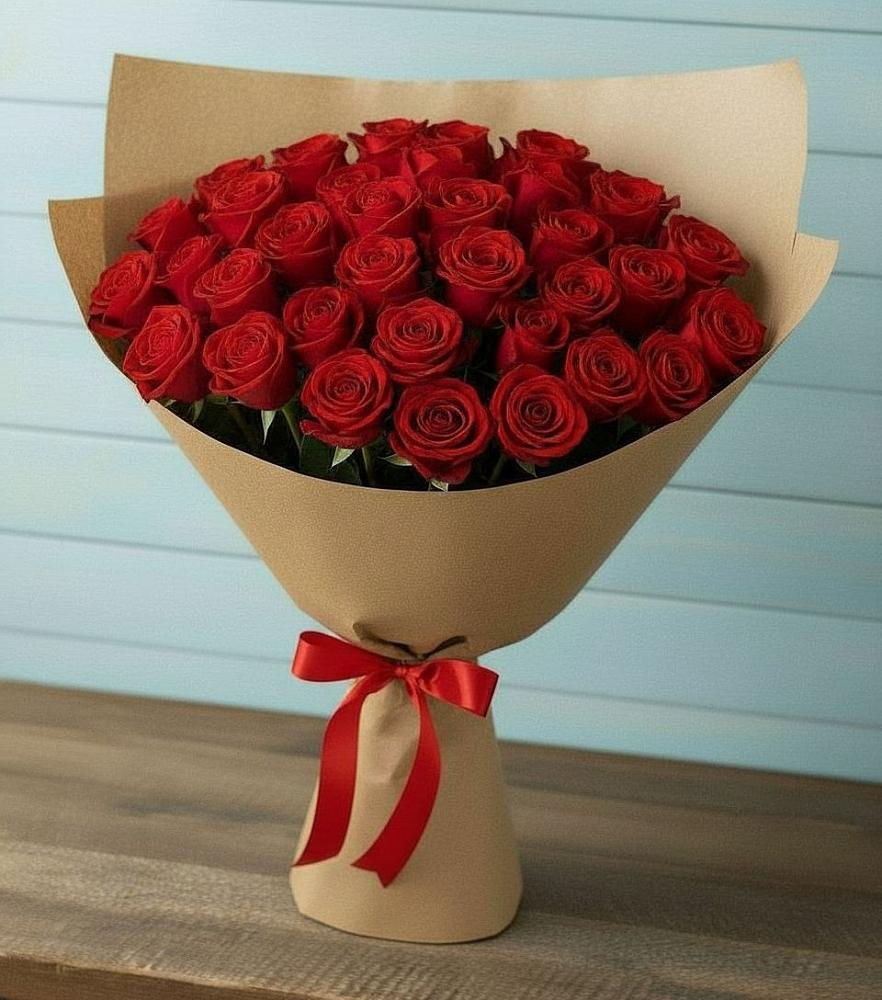 Букет Красные розы Милано в Геймановской
