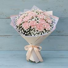 Букет цветов из:  Гвоздики в Геймановской