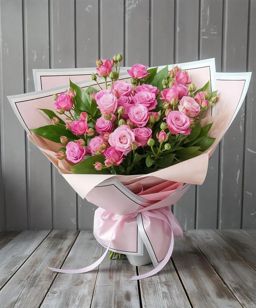 Букет Розовый кустик в Геймановской