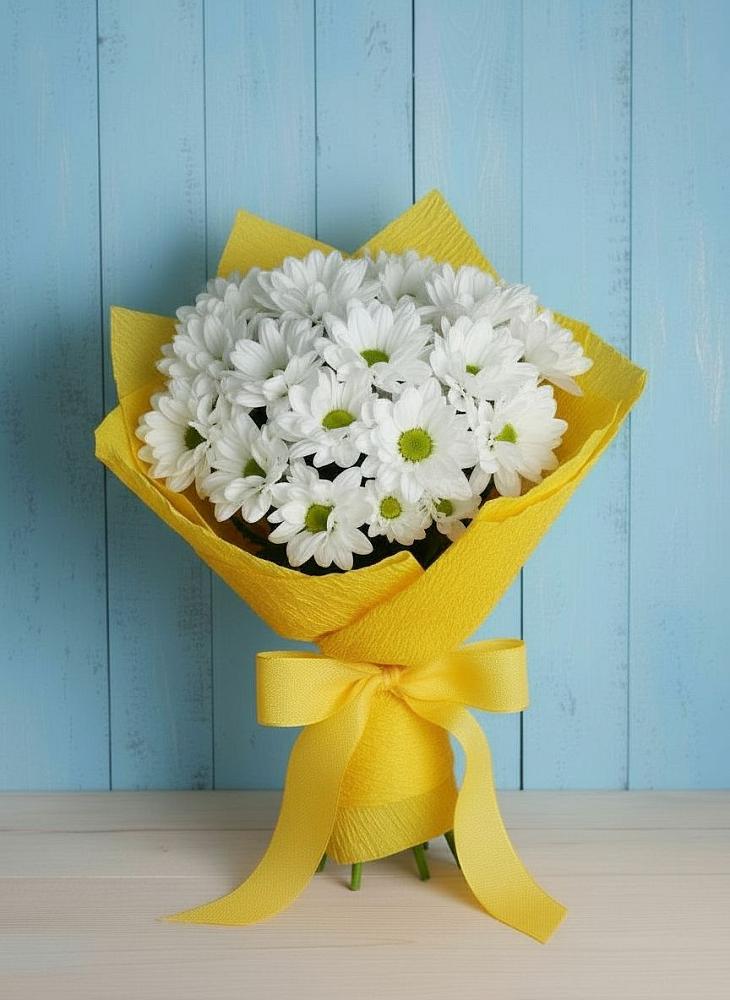 Букет цветов из: Хризантемы в Геймановской