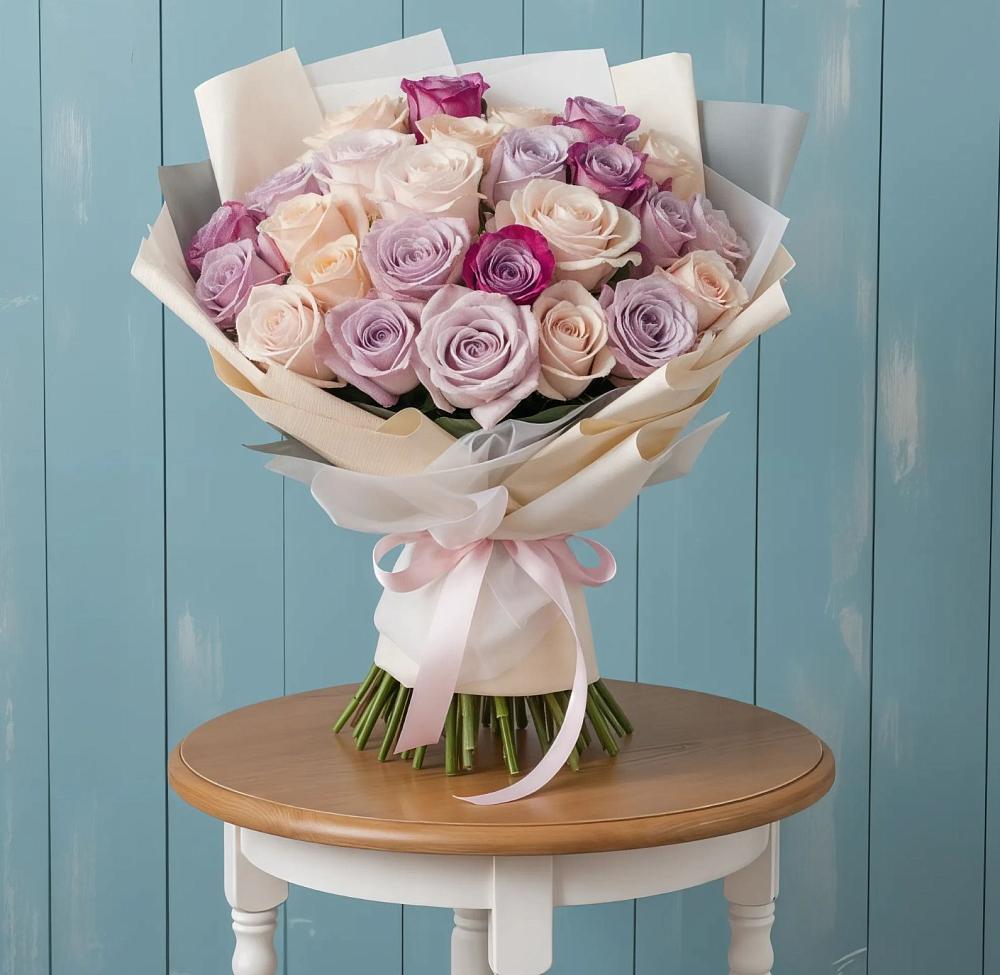 Букет цветов из: Розы в Геймановской