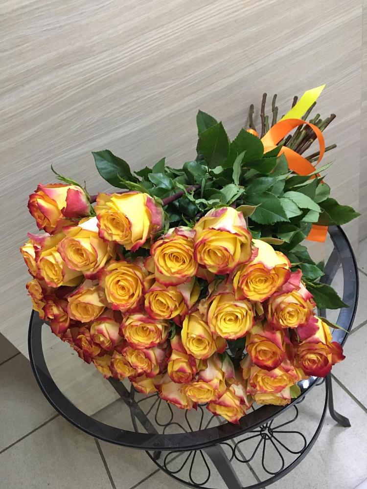 Букет Желтые розы в Геймановской