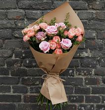 Букет цветов из:  Розы в Геймановской