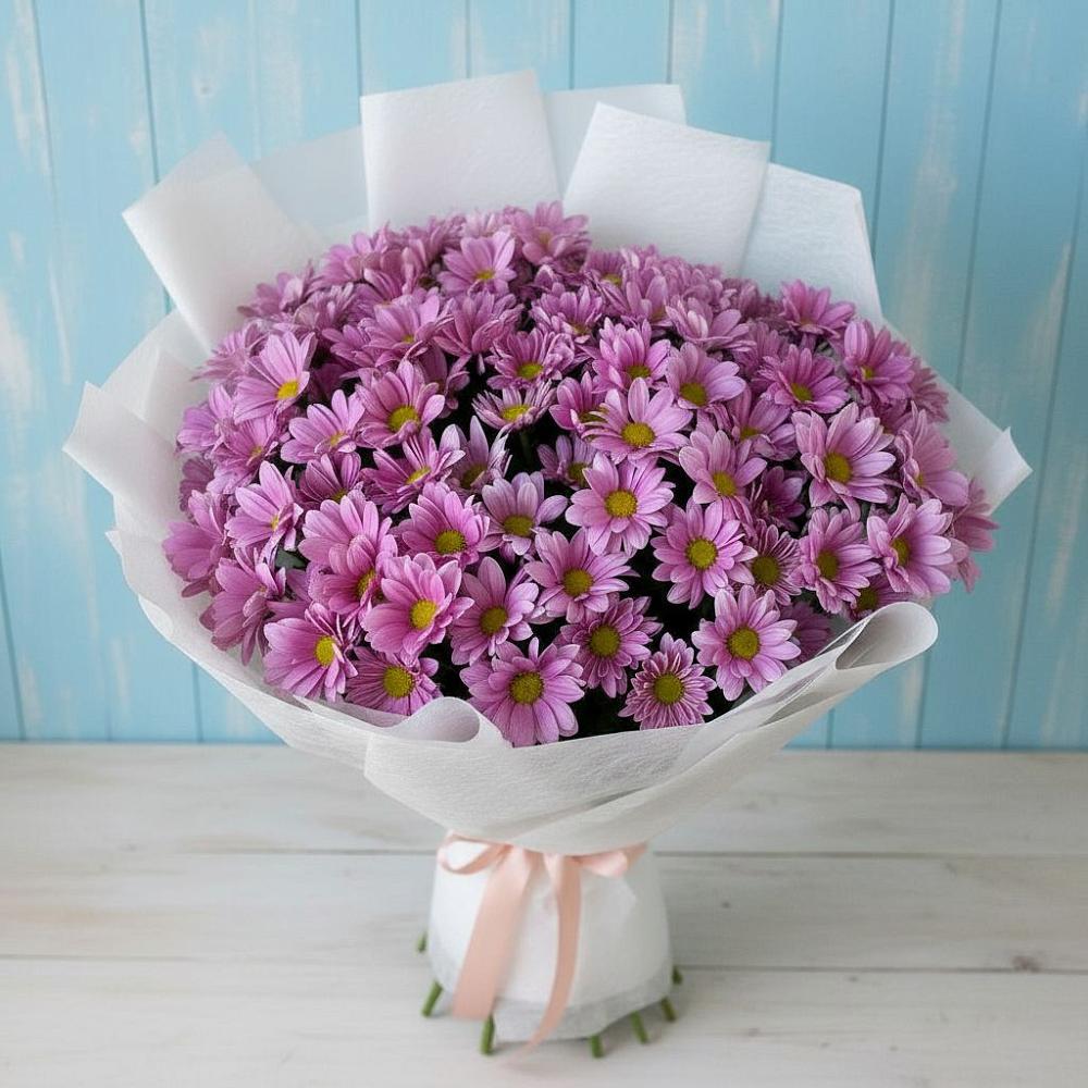 Букет цветов из: Хризантемы в Геймановской