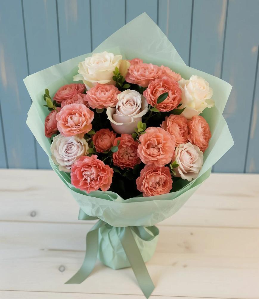 Букет цветов из: Розы в Геймановской