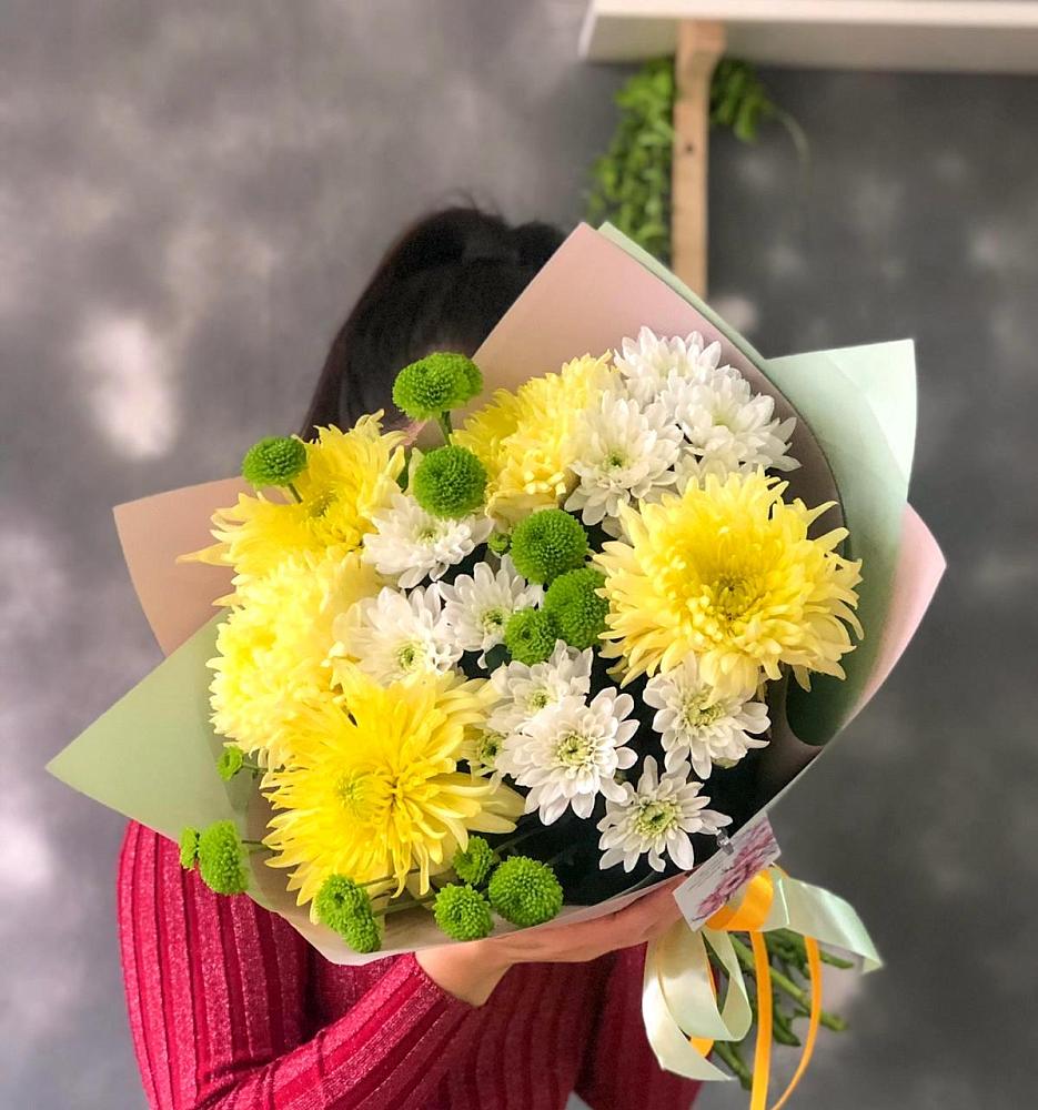 Букет цветов из: Хризантемы в Геймановской