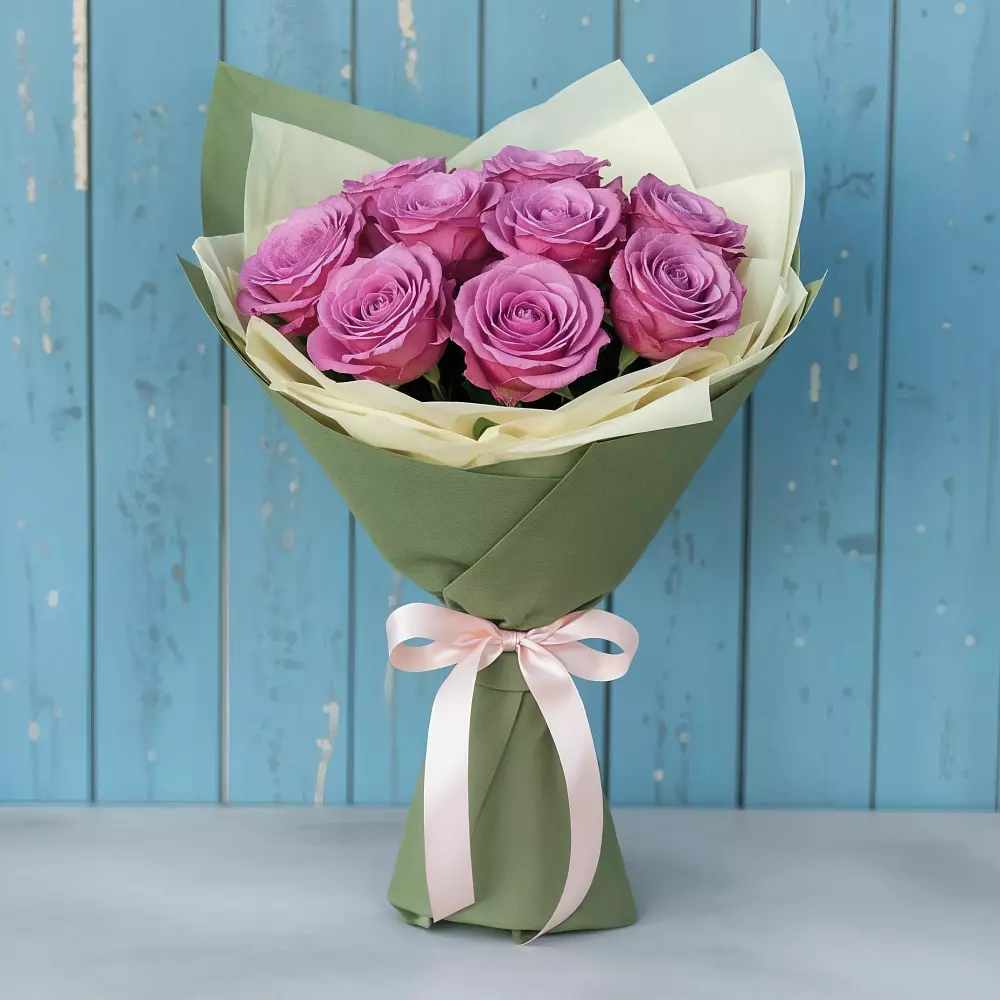 Букет Розы Фёрст Леди в Геймановской