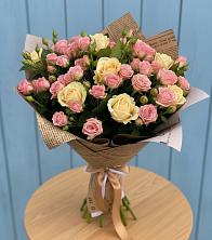 Букет цветов из:  Розы в Геймановской