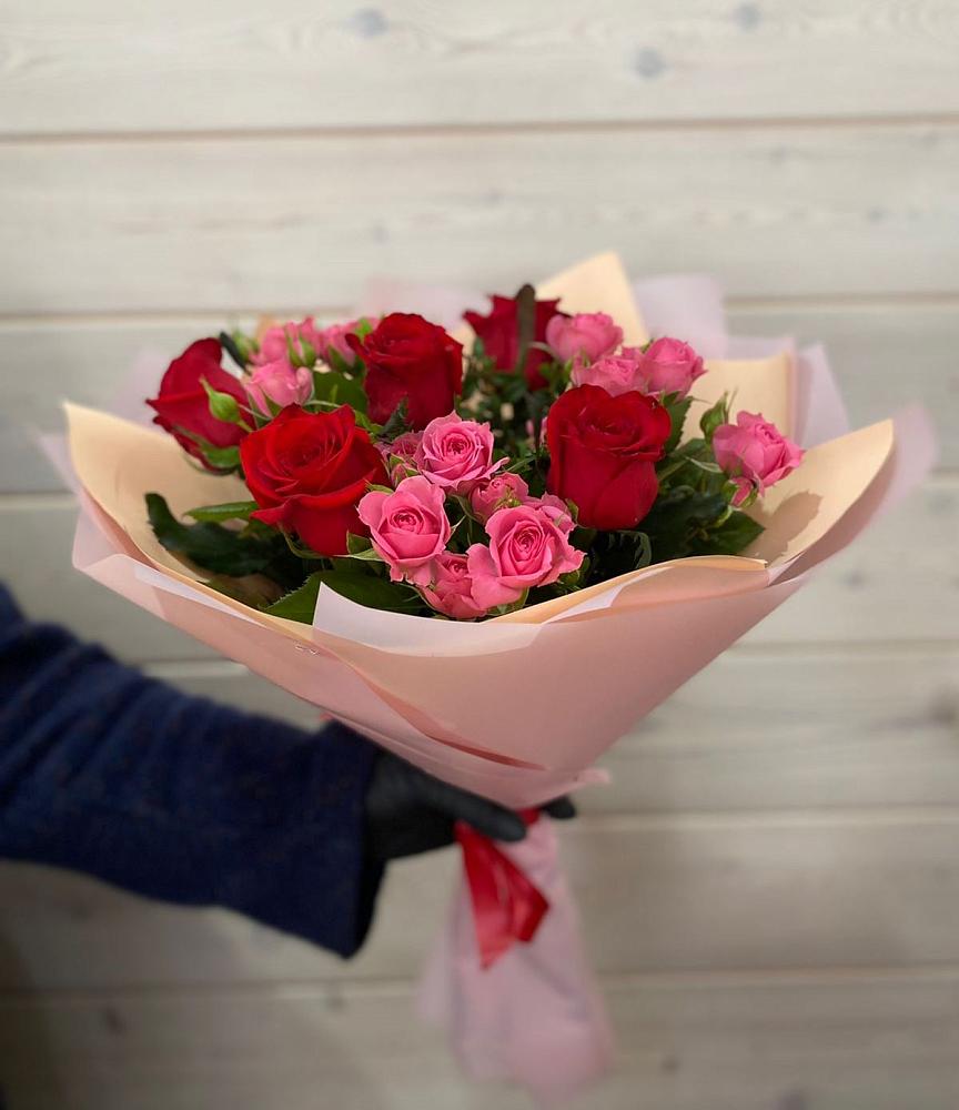 Букет цветов из: Розы в Геймановской