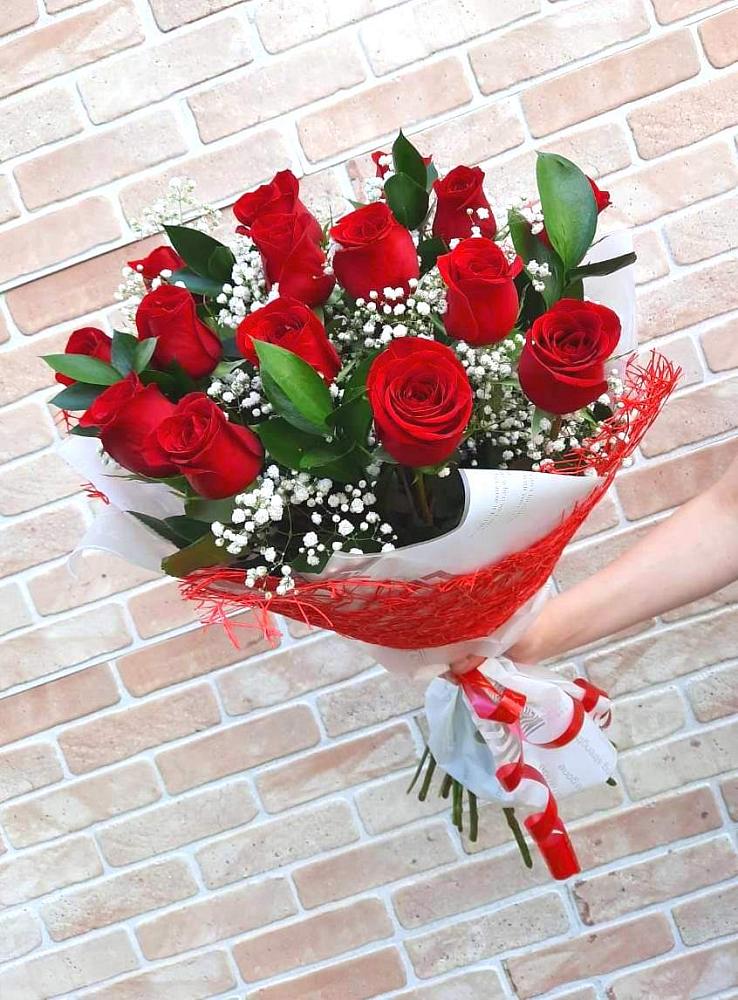 Букет цветов из: Розы в Геймановской