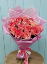 Букет 15 Розовых роз Равель #REPLACE_PRED# Геймановской