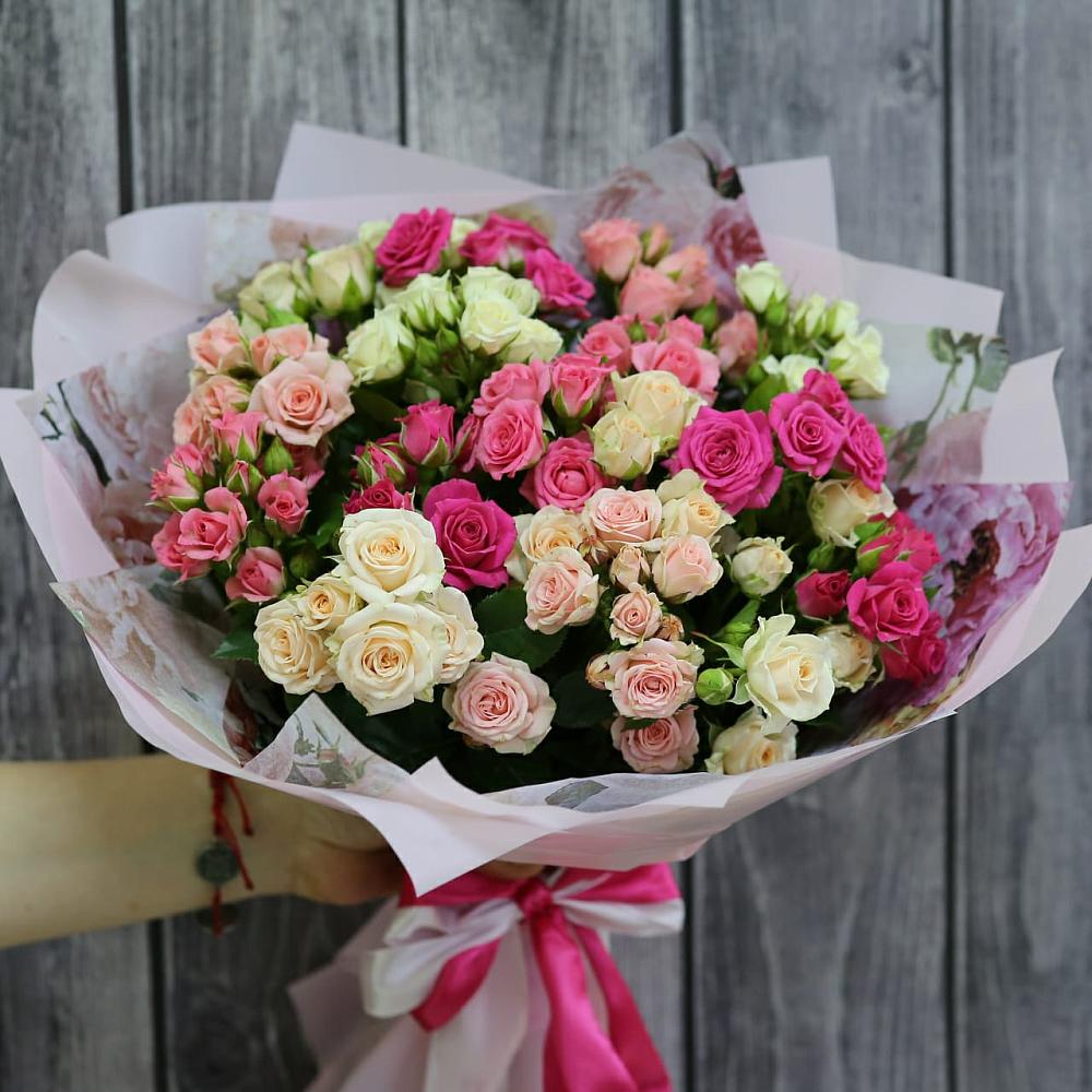 Букет цветов из: Розы в Геймановской