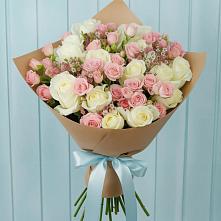 Букет цветов из:  Розы в Геймановской