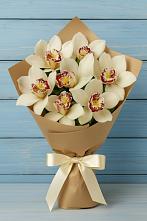 Букет цветов из:  Орхидеи и Розы в Геймановской