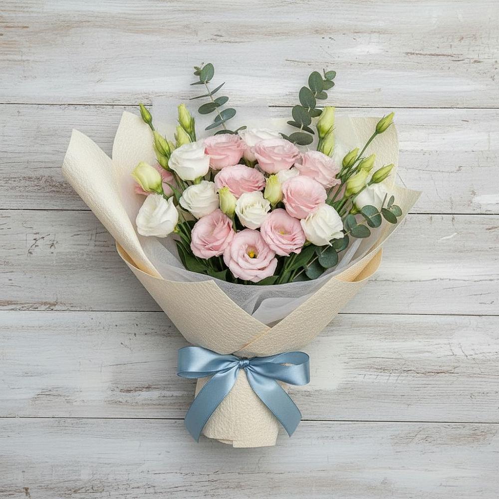 Букет цветов из: Лизиантусы в Геймановской