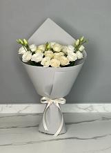 Букет цветов из:  Розы и Лизиантусы в Геймановской